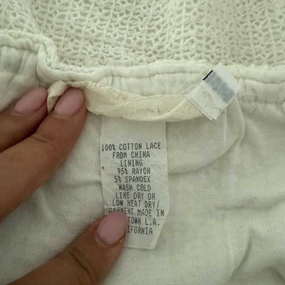 Jenn’s Pirate Booty Lace Knit Tube Top Size XS/Small - Picture 5 of 6